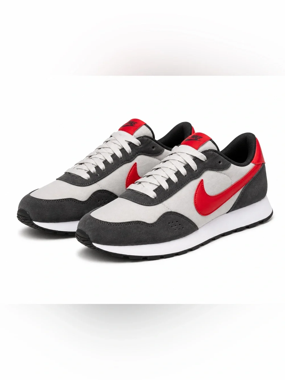 Nike Red and Gray Low-Top Sneakers